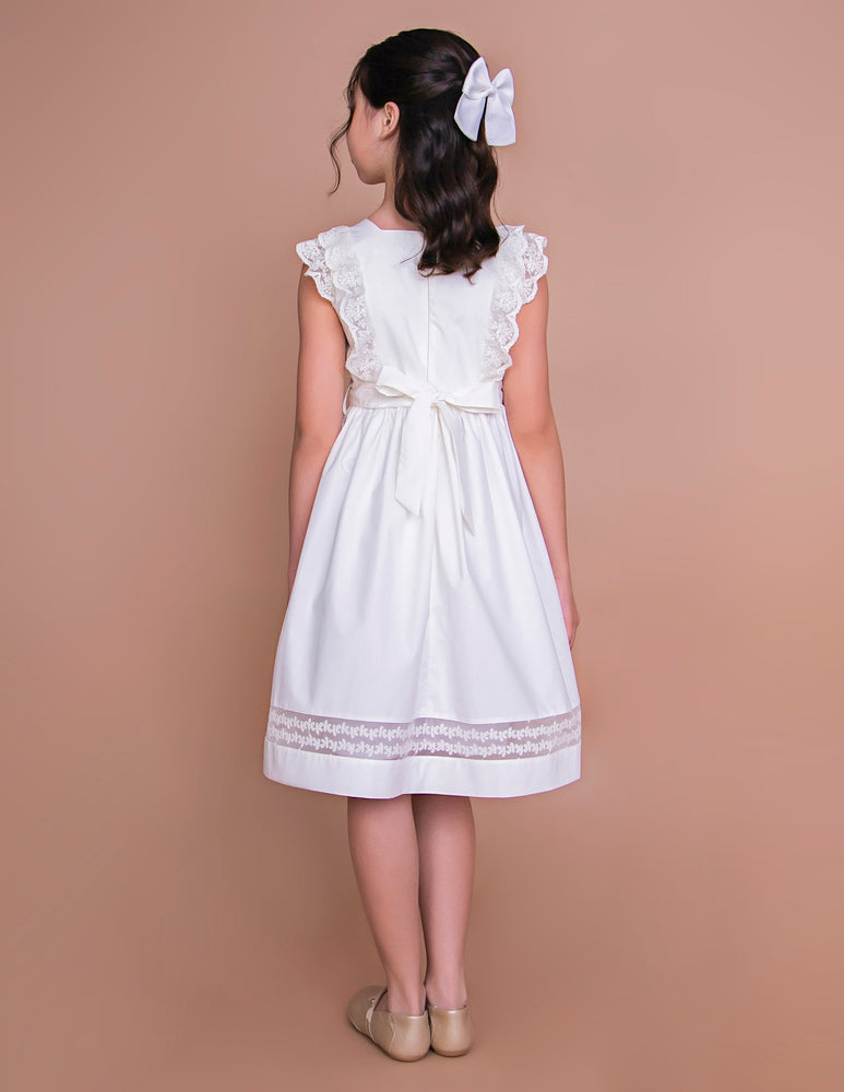 Vestido Infantil Meghan Off White