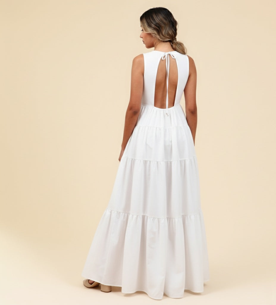 Vestido Amalfi Mãe Branco