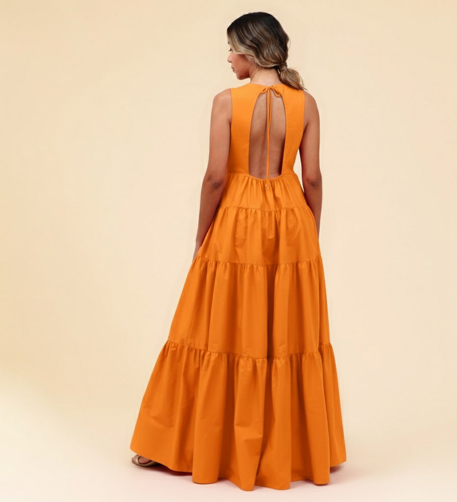 Vestido Amalfi Mãe Laranja
