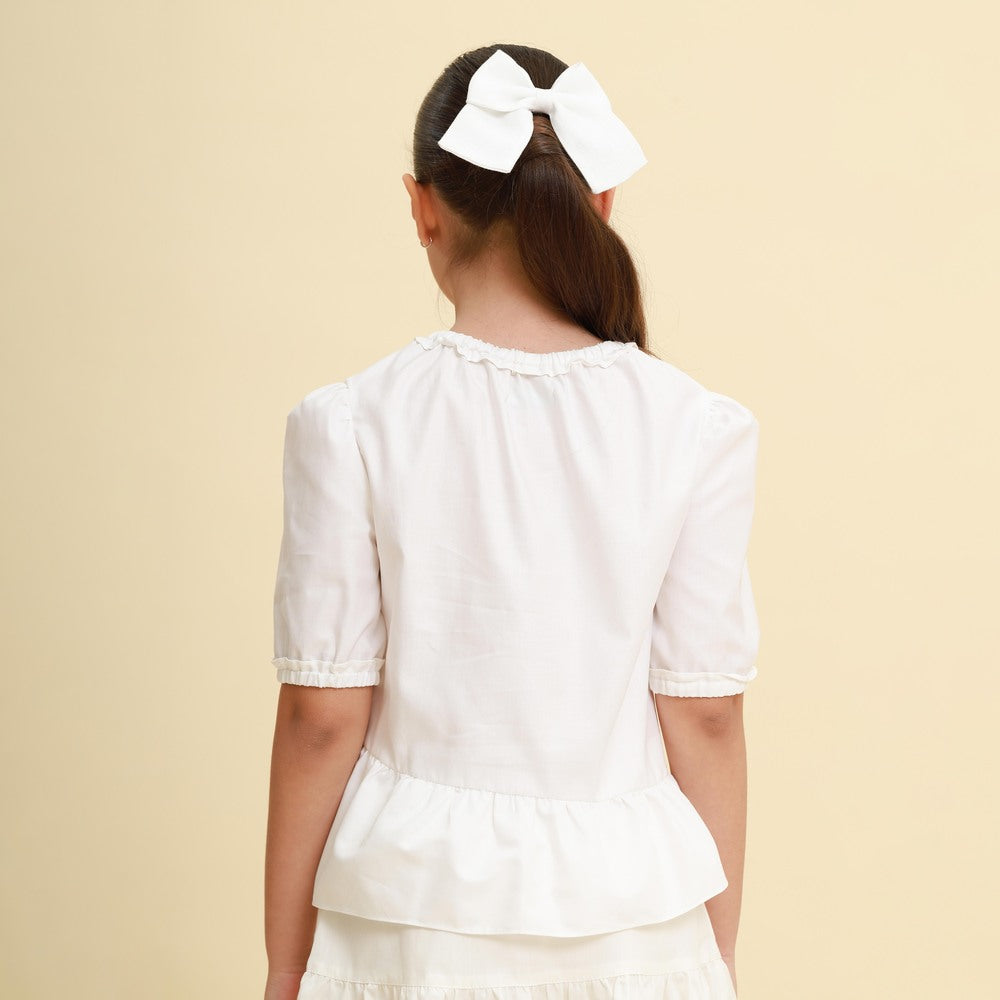 Bata Infantil Lyon Branca