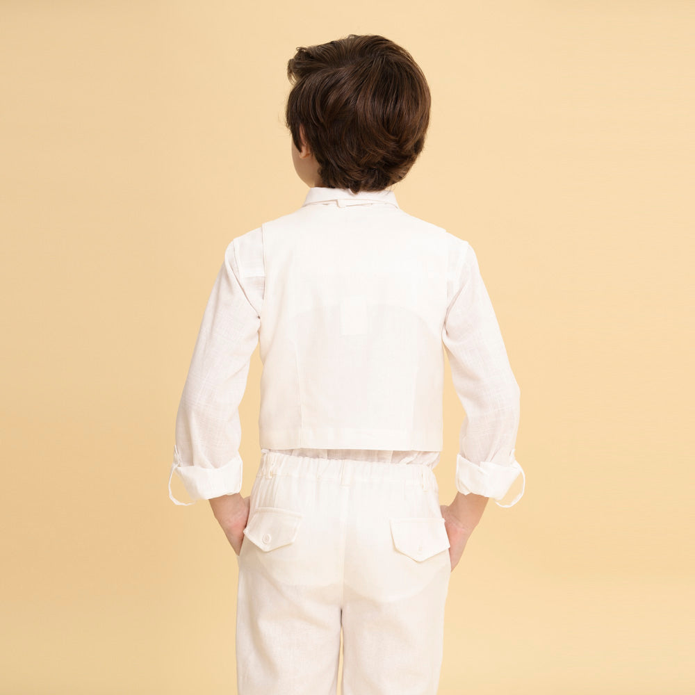 Colete Infantil Dom Branco