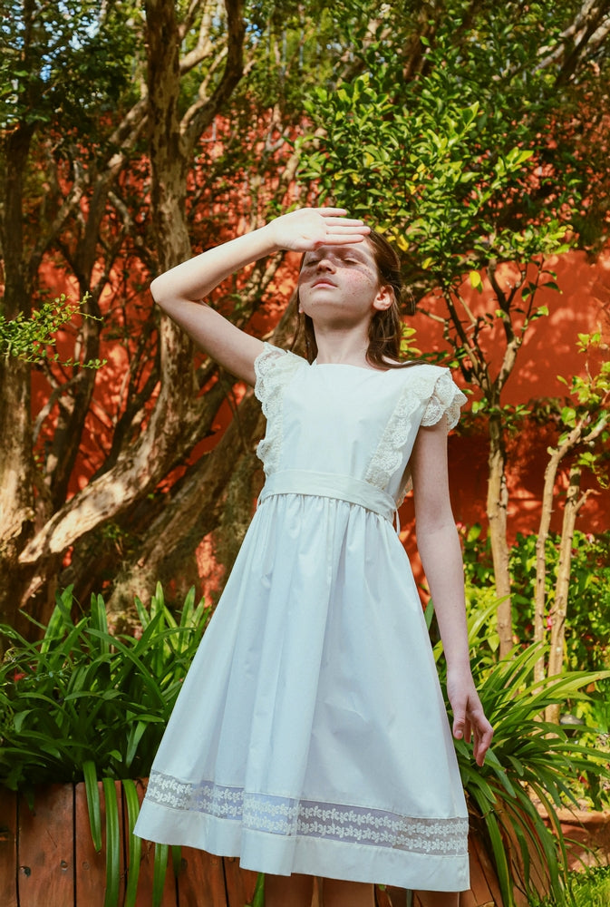 Vestido Infantil Meghan Off White