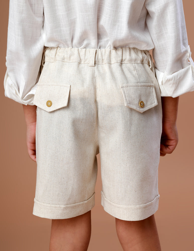 Shorts Infantil de Linho Savana
