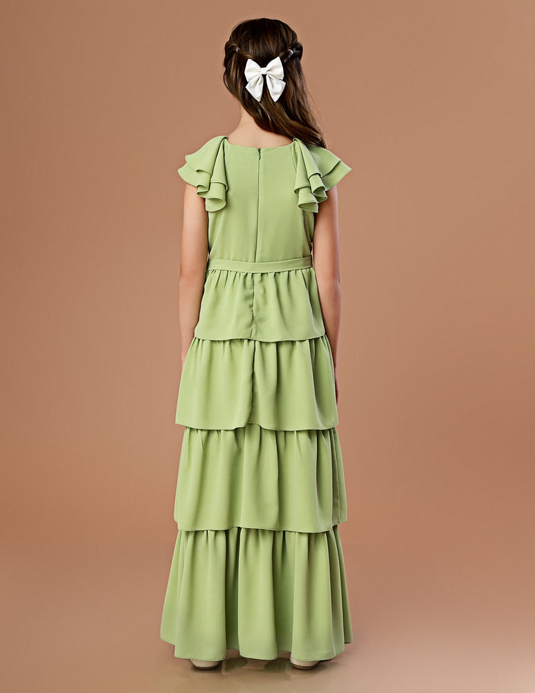 Vestido Infantil Kaira Verde