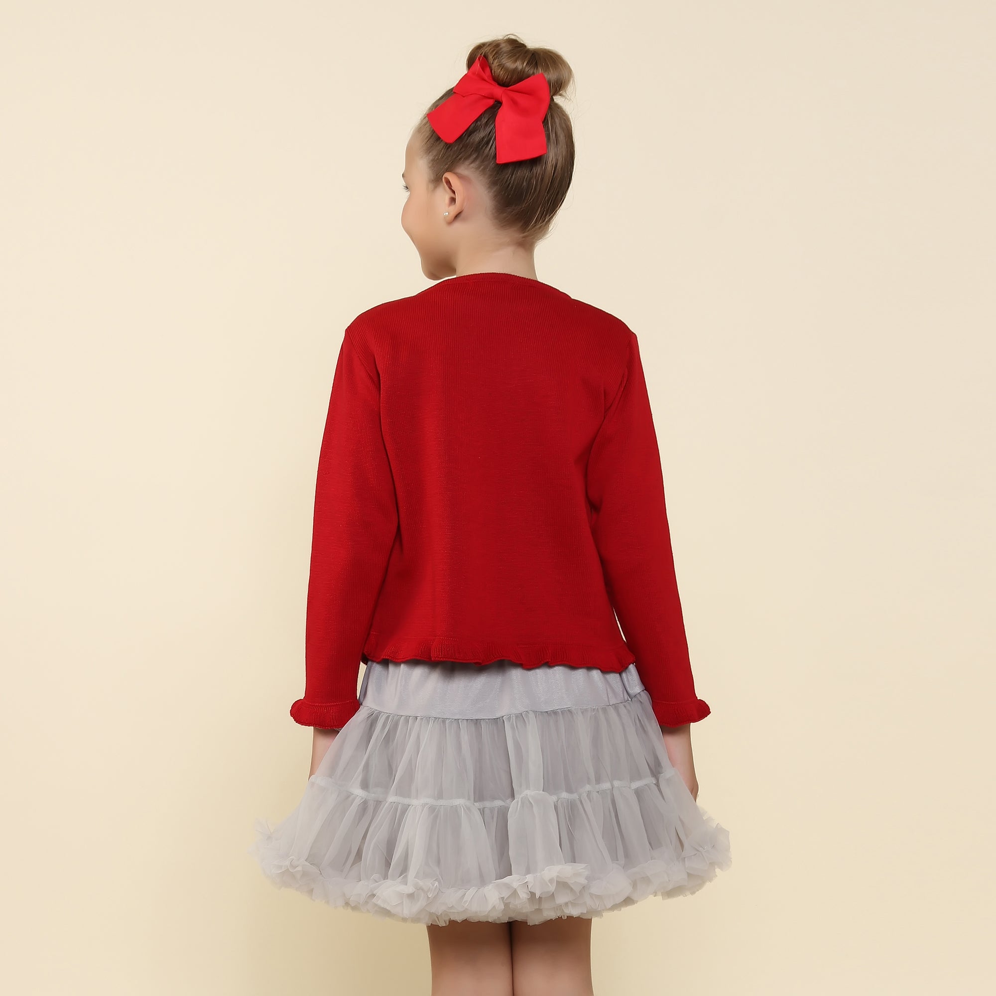Saia Tutu Infantil Cinza