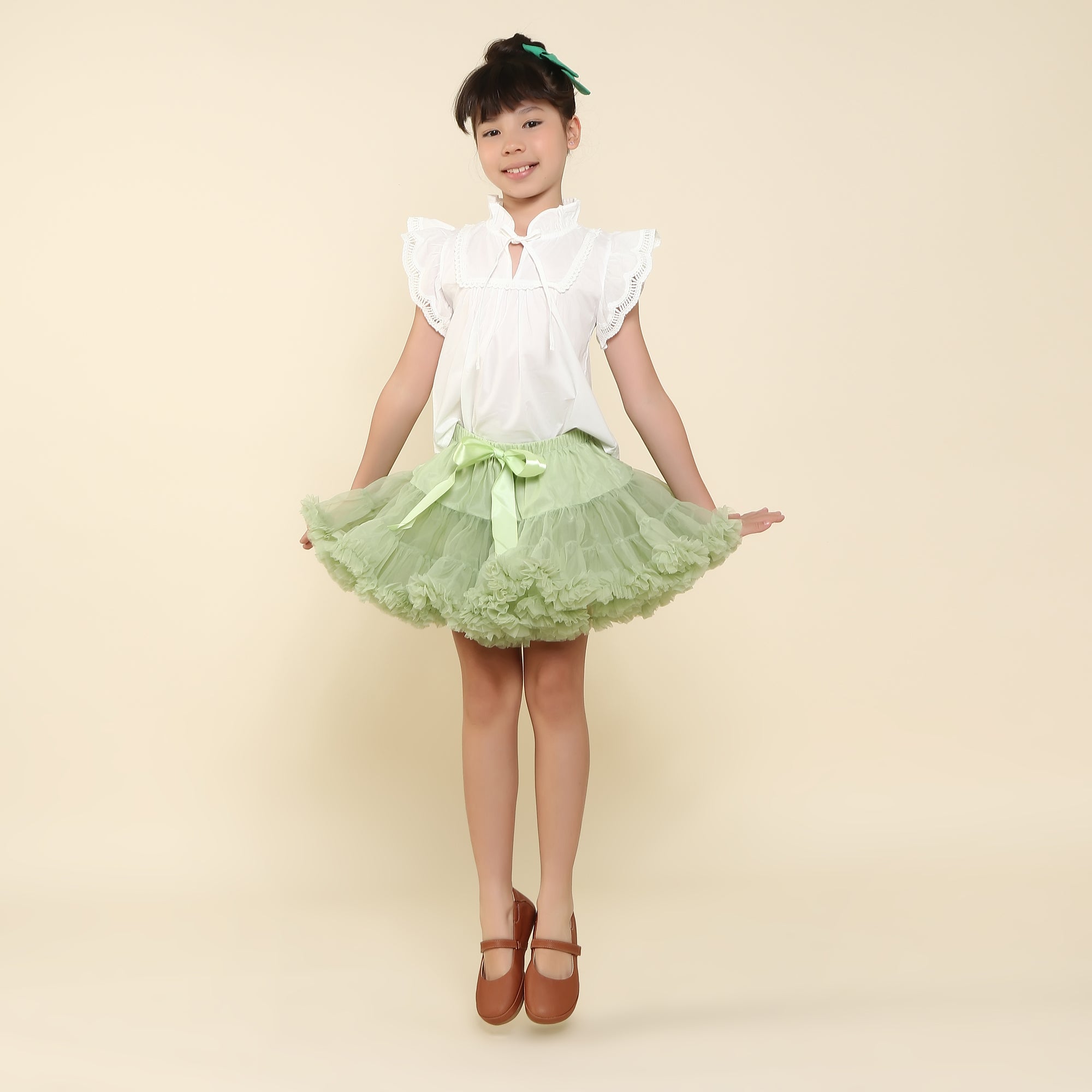 Saia Tutu Infantil Verde