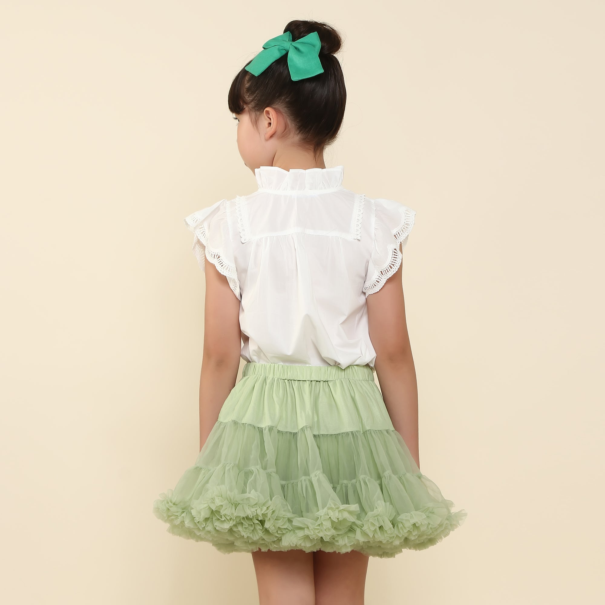 Saia Tutu Infantil Verde