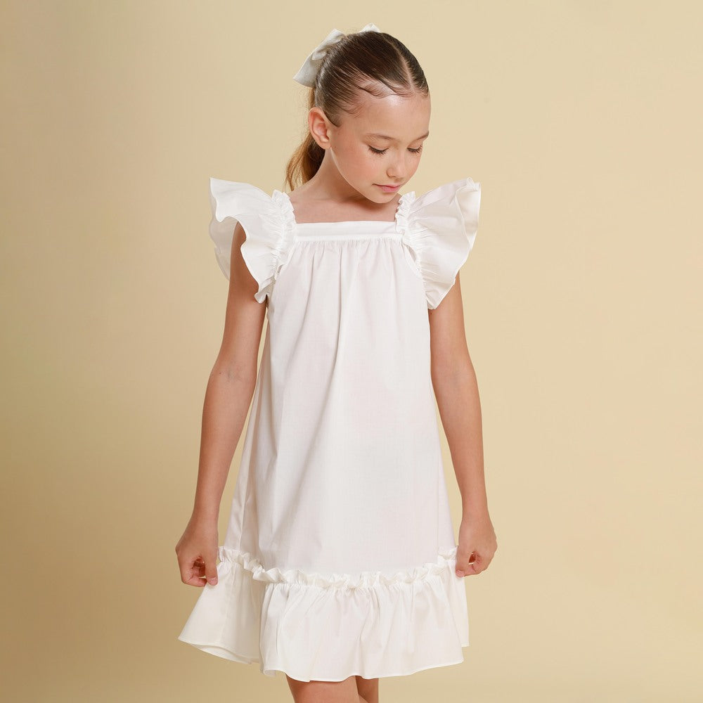Vestido Infantil Bolonha Branco