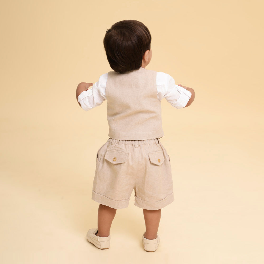 Shorts Bebê de Linho Savana