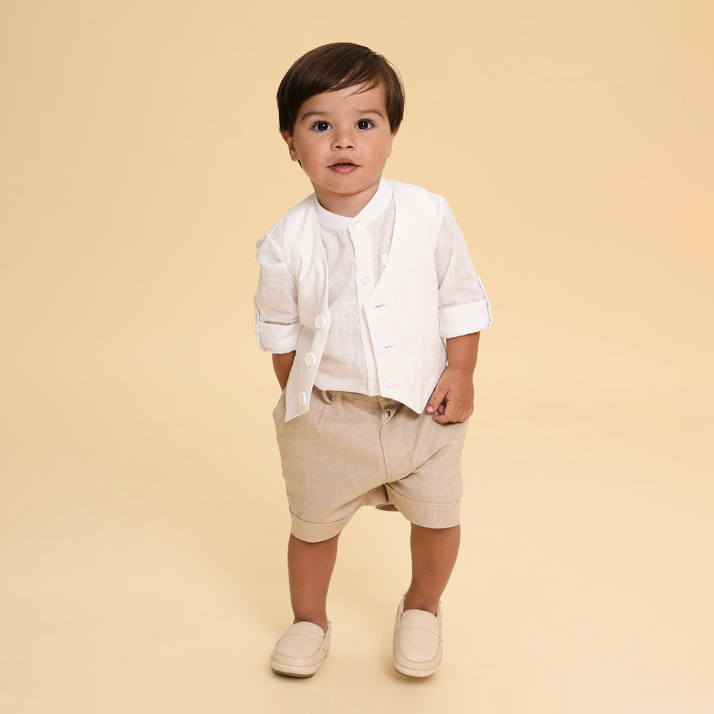 Shorts Bebê de Linho Savana