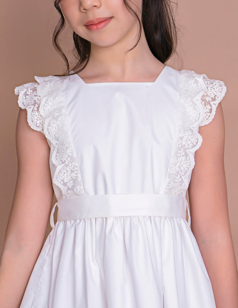 Vestido Infantil Meghan Off White