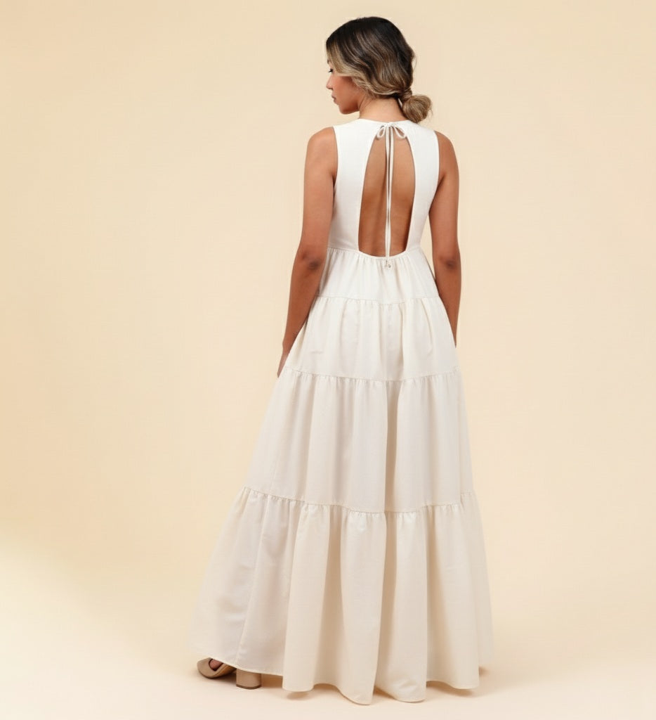 Vestido Amalfi Mãe Off White
