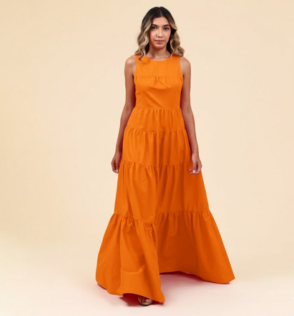 Vestido Amalfi Mãe Laranja
