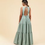 Vestido Amalfi Mãe Verde Celadon