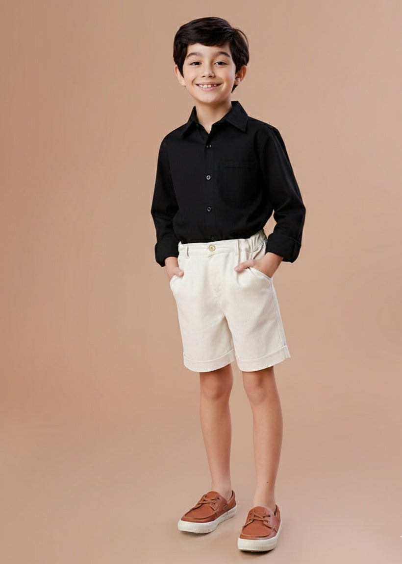 Camisa Infantil Scott Preta