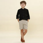 Camisa Infantil Lucca Preta