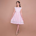 Vestido Infantil Meghan Rosa