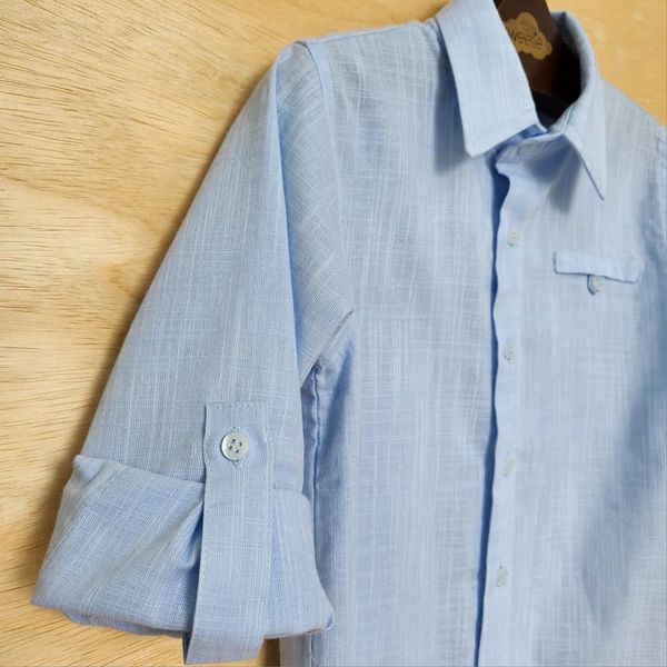 Camisa Infantil Scott Azul Bebê