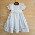 Vestido Bebê Louise Viscolinho Off White