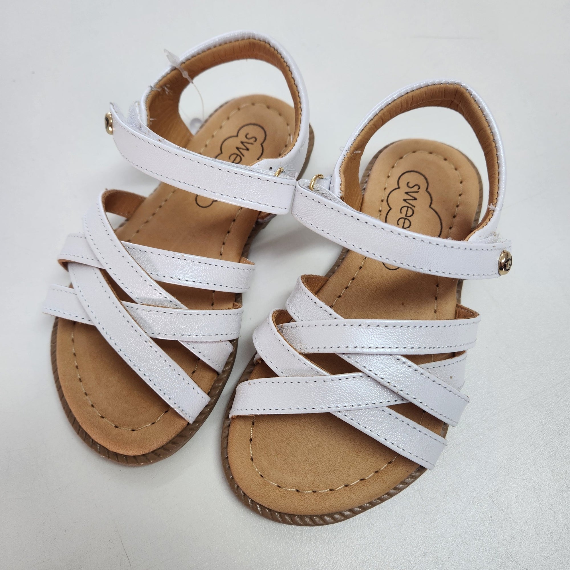 Sandália Infantil Branco Perolado