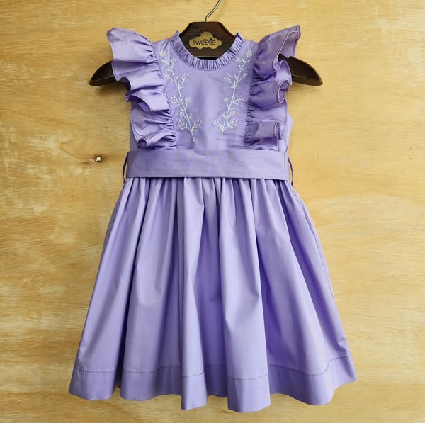 Vestido Bebê Aimée Lilás
