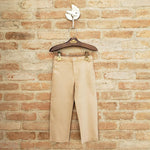 Calça Infantil de Linho Camel