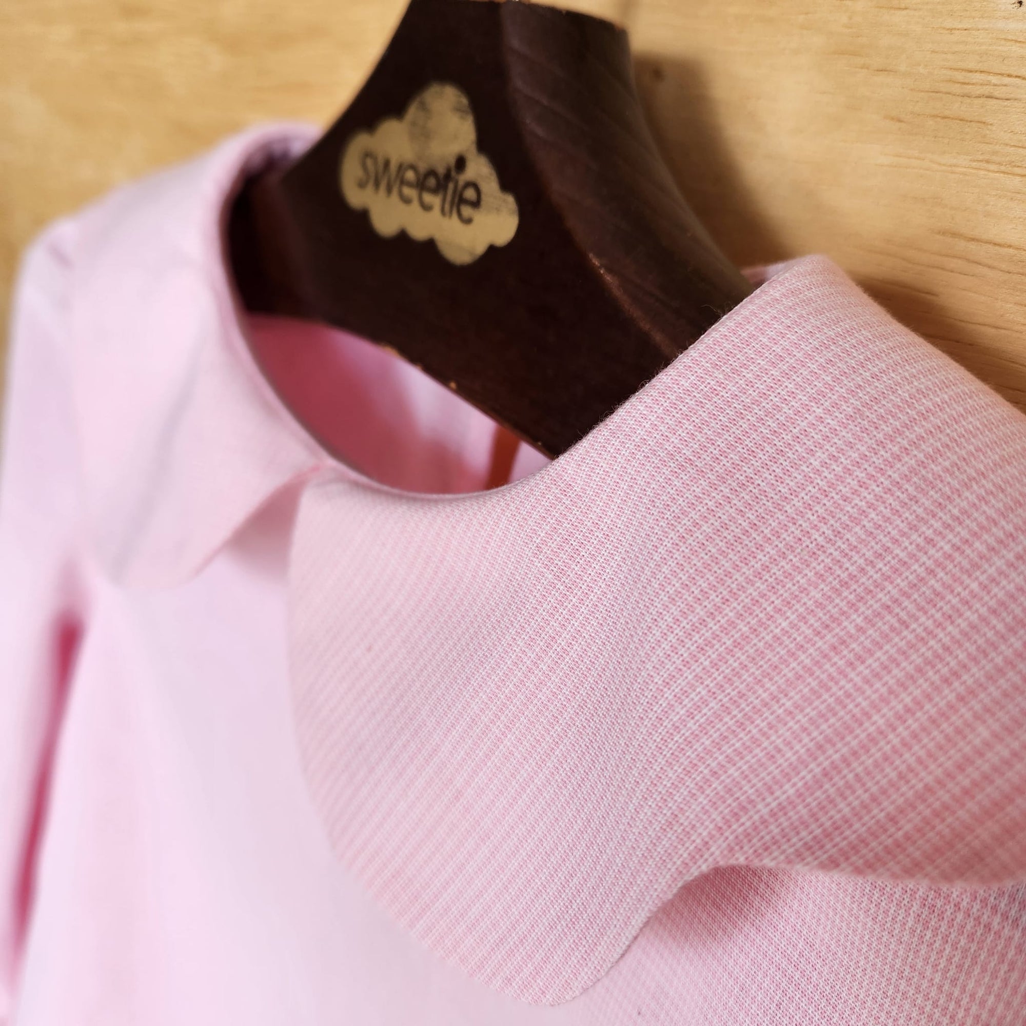 Blusa Fiorella Micro Vichy Rosa