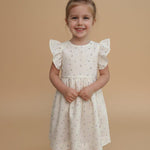 Vestido Celine Florzinha Off White