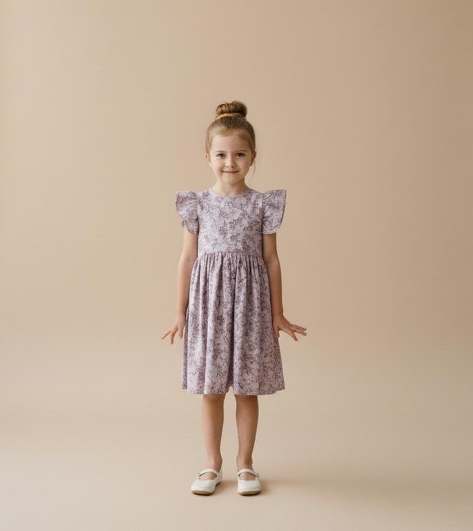 Vestido Celine Flores Rose