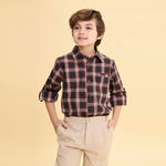 Camisa Infantil Scott Xadrez