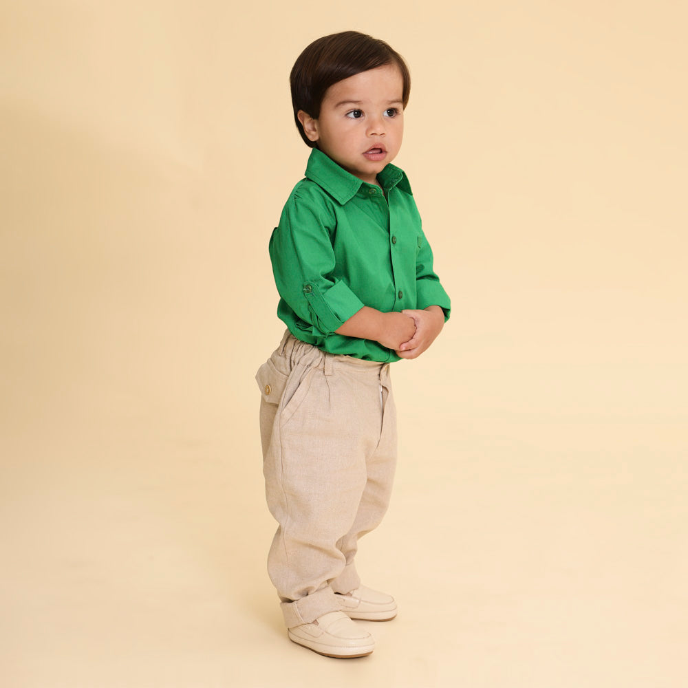 Camisa Body Scott Bebê Verde