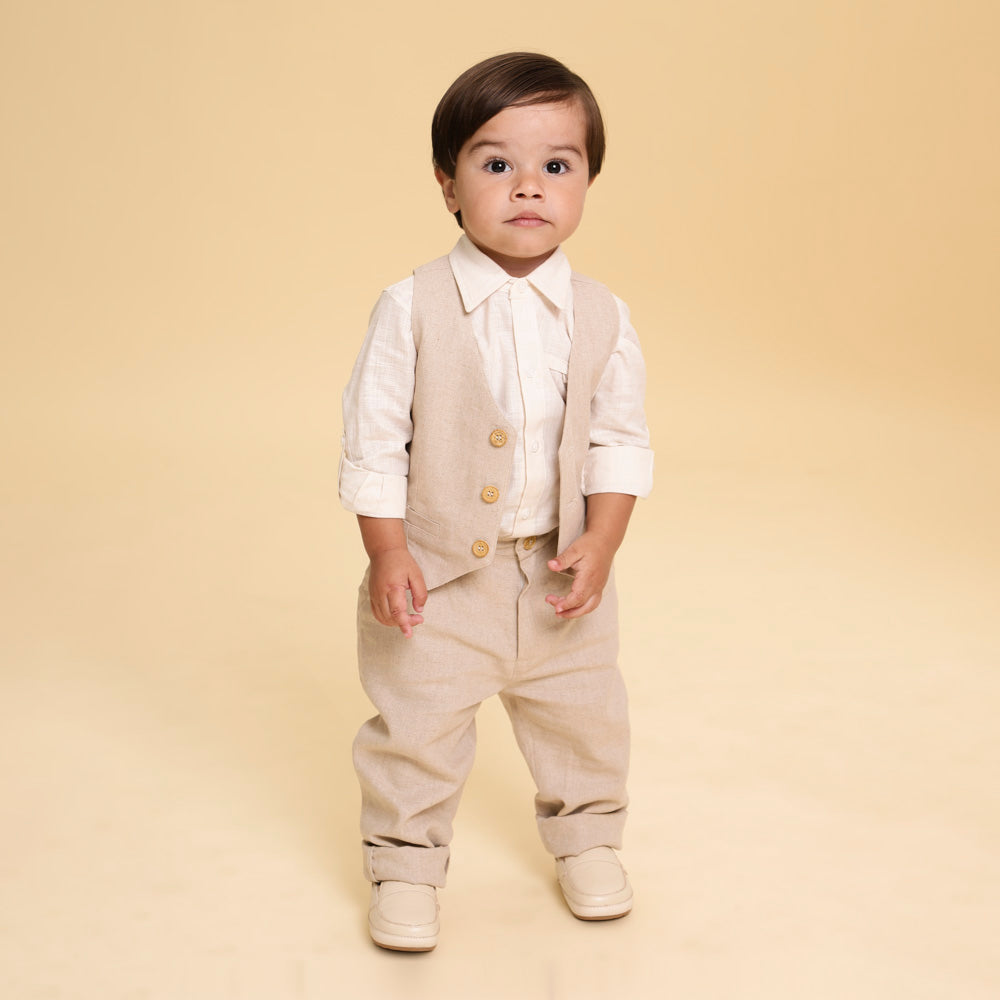 Conjunto Bebê Pajem 3 Peças Savana