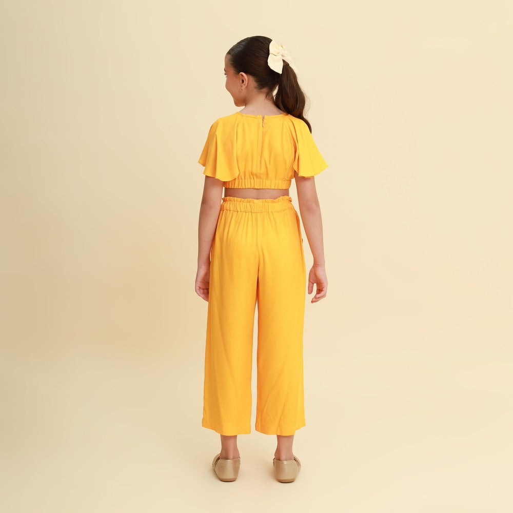 Conjunto Infantil Versalhes Amarelo