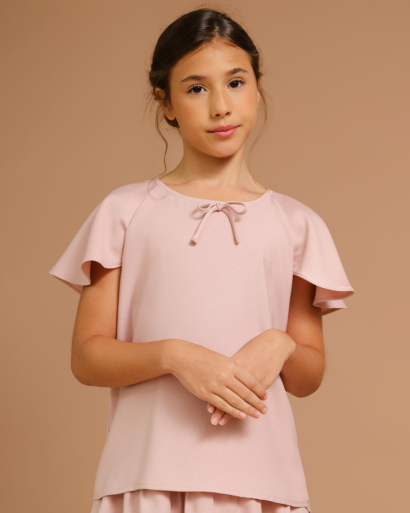 Bata Infantil Laura Crepe Rosé