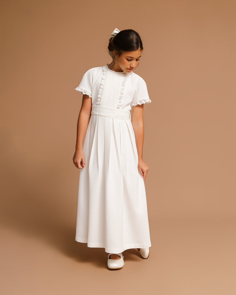Vestido Infantil Penélope Longo Branco