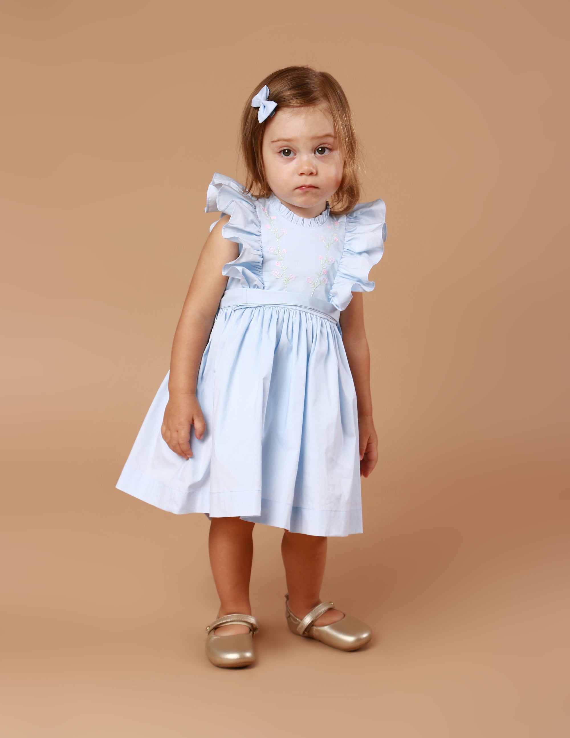 Vestido Bebê Aimée Azul
