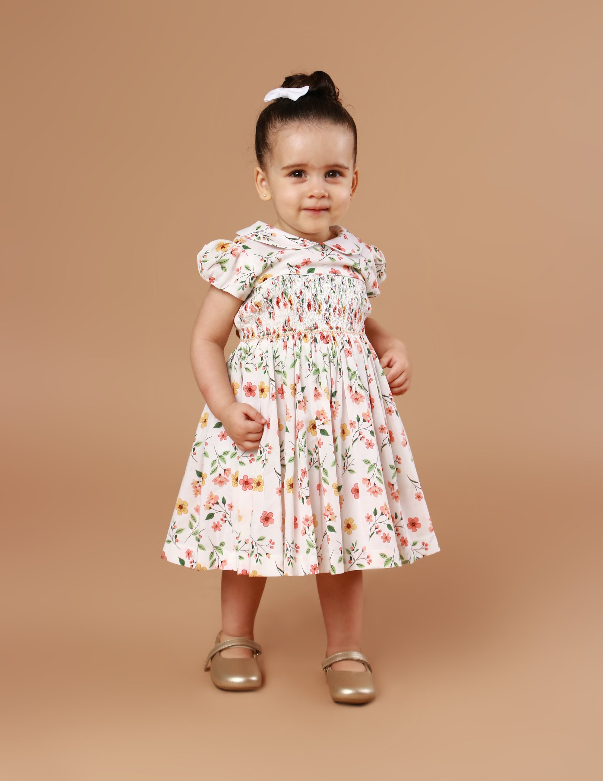 Vestido Bordado Bebê Clara Provence Branco
