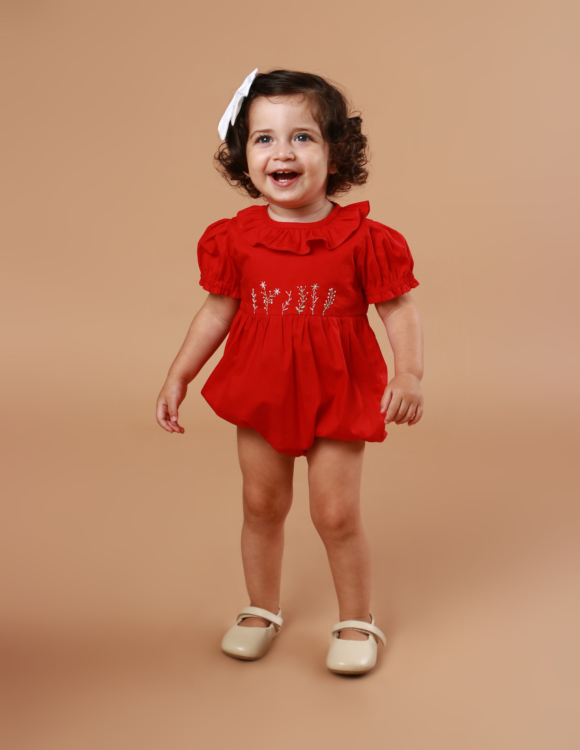 Pimpão Bebê Menina Liz Vermelho