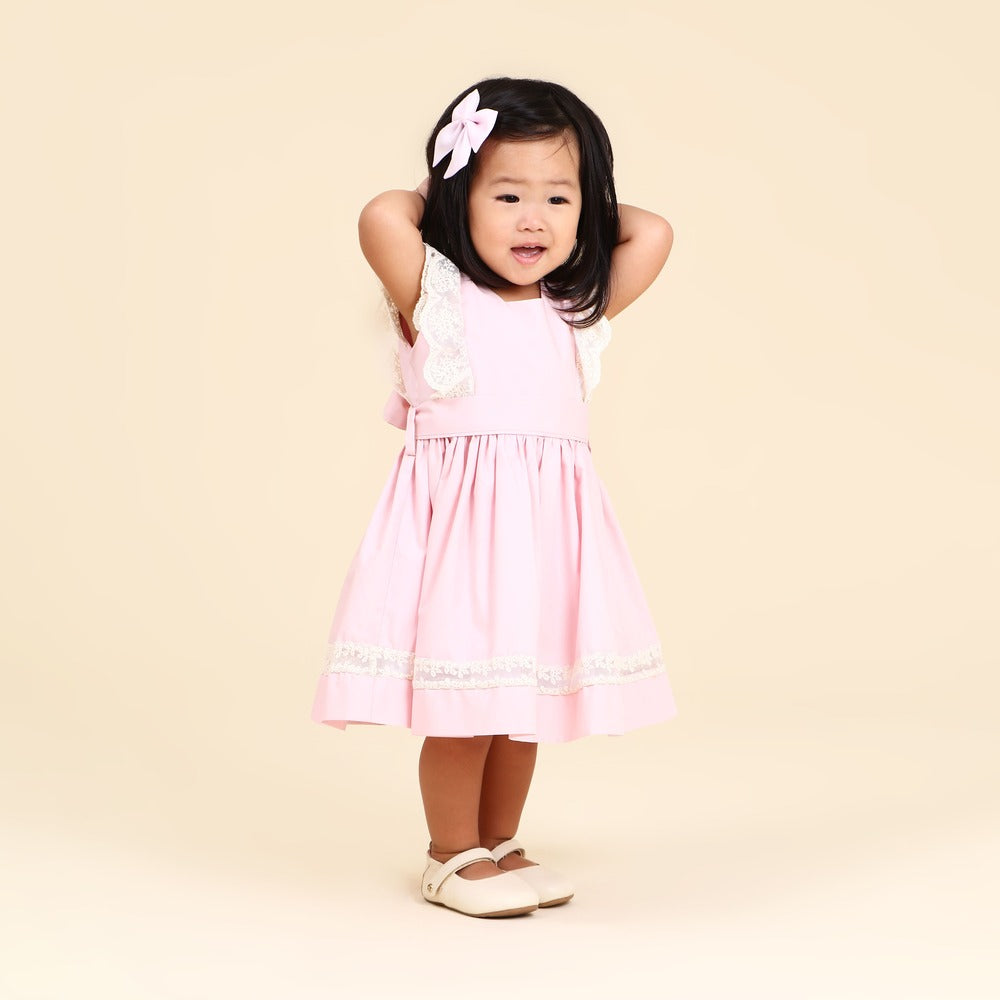 Vestido Bebê Meghan Rosa