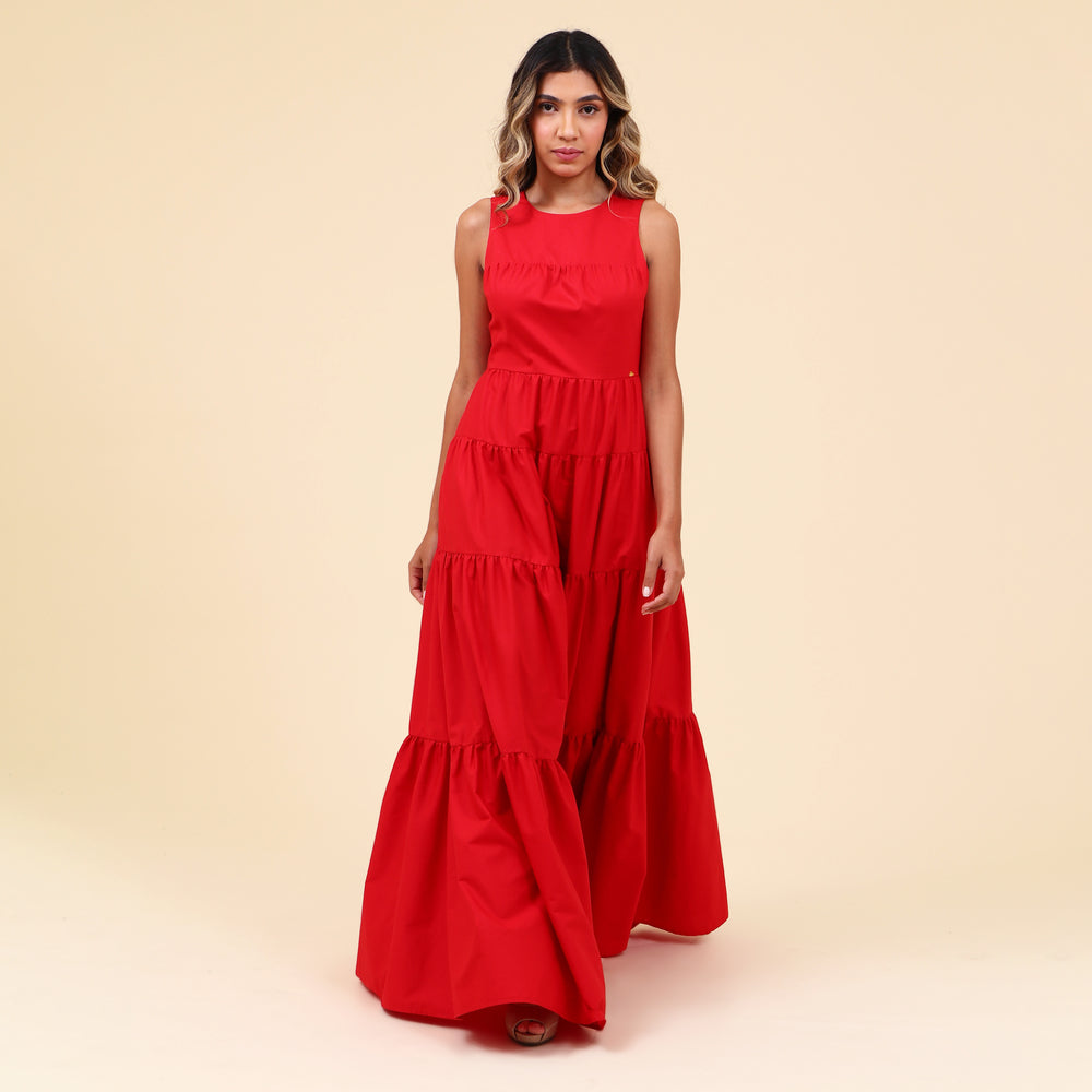 Vestido Amalfi Mãe Vermelho