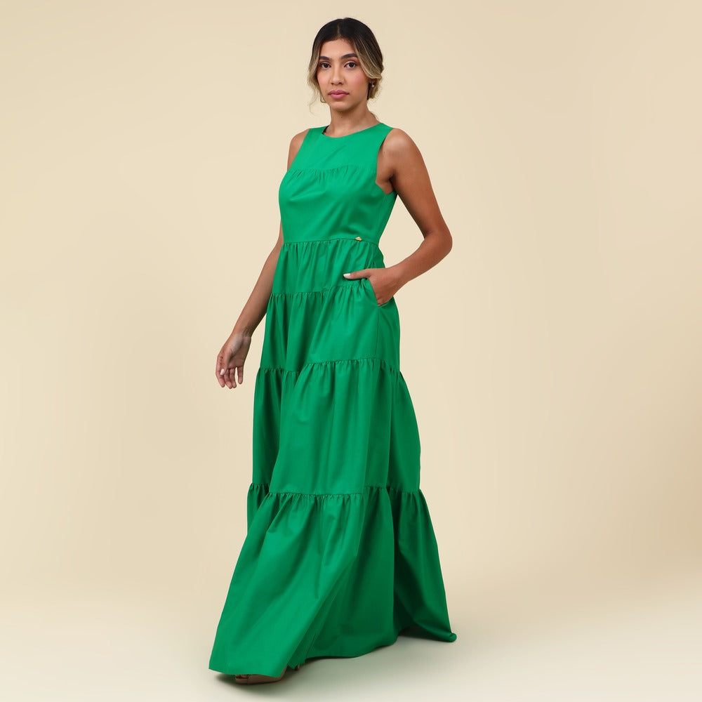 Vestido Amalfi Mãe Verde
