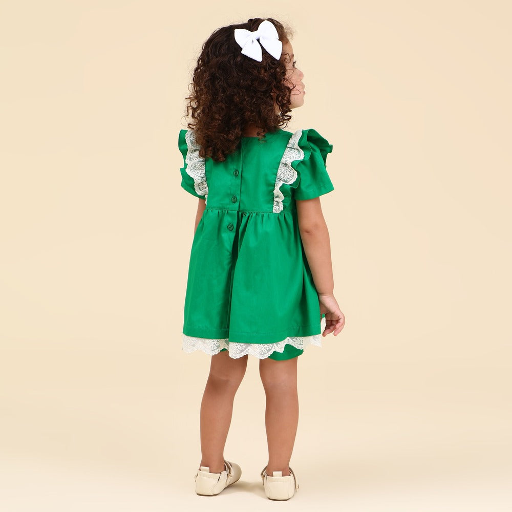 Vestido Bebê Valentina Verde