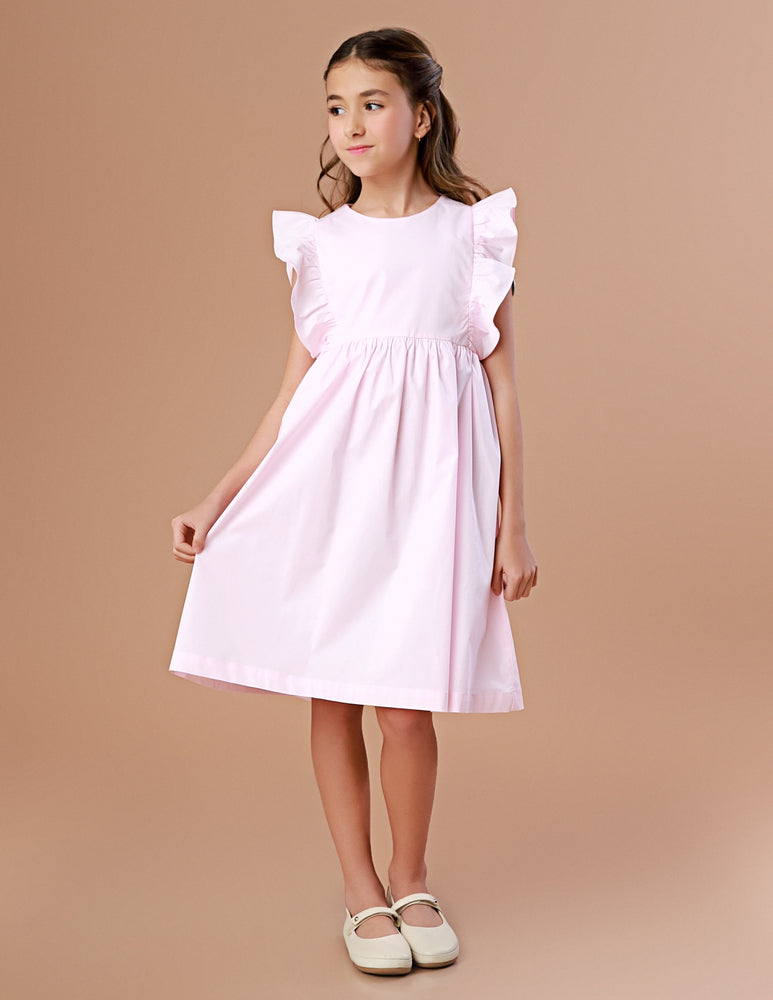 Vestido Infantil Capri Rosa