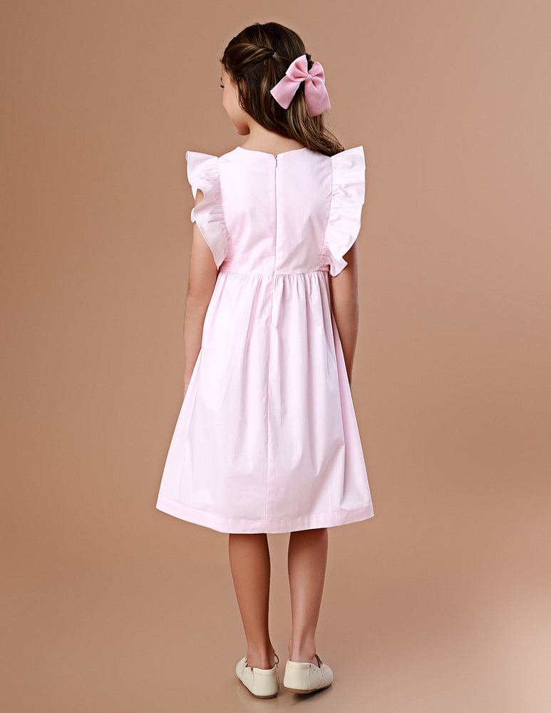 Vestido Infantil Capri Rosa