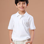 Camisa Infantil Polo Branca
