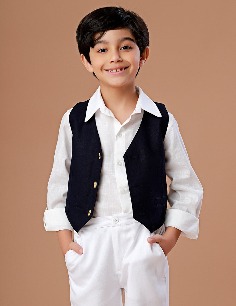 Colete Infantil Dom Azul Marinho