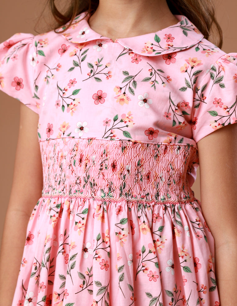 Vestido Bordado Infantil Clara Provence Rosa