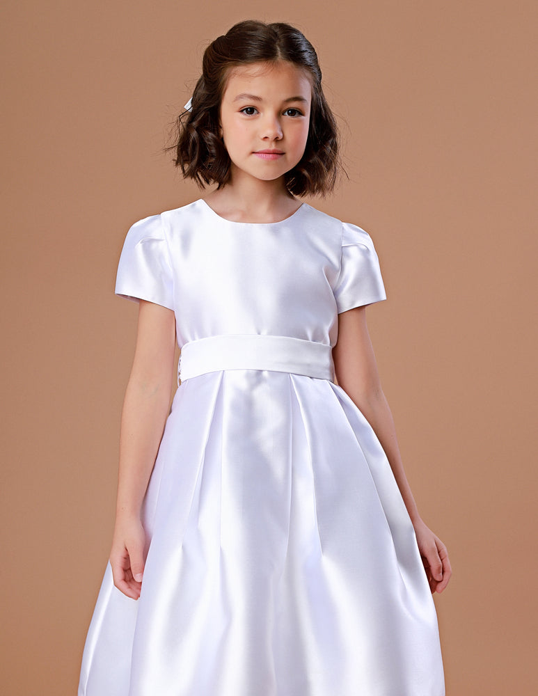 Vestido Festa Infantil Sonho Zibeline Branco