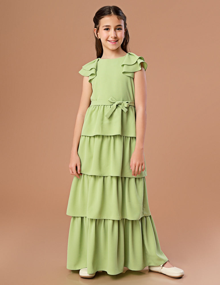 Vestido Infantil Kaira Verde