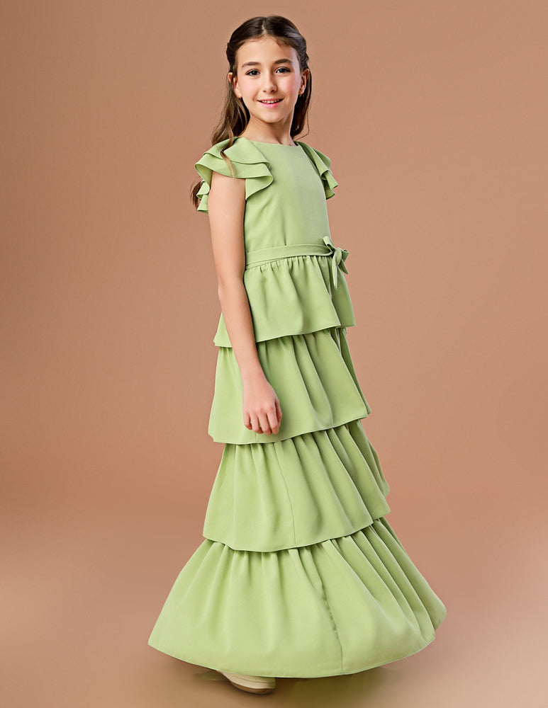 Vestido Infantil Kaira Verde
